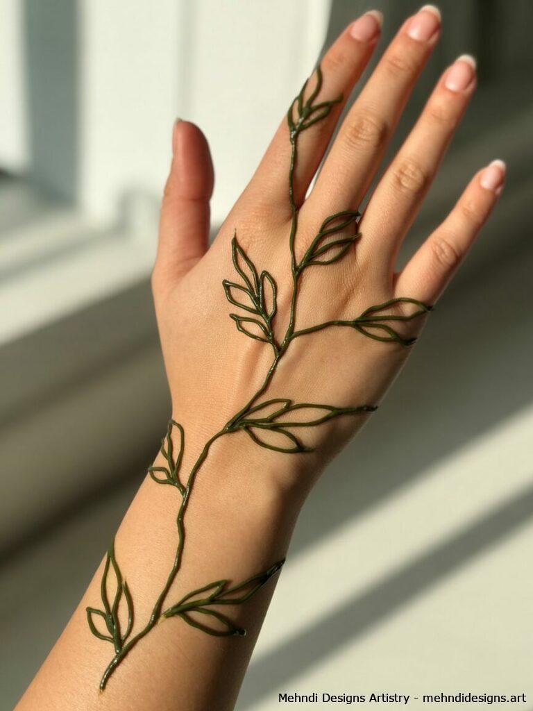 Leafy minimalist vines 2
