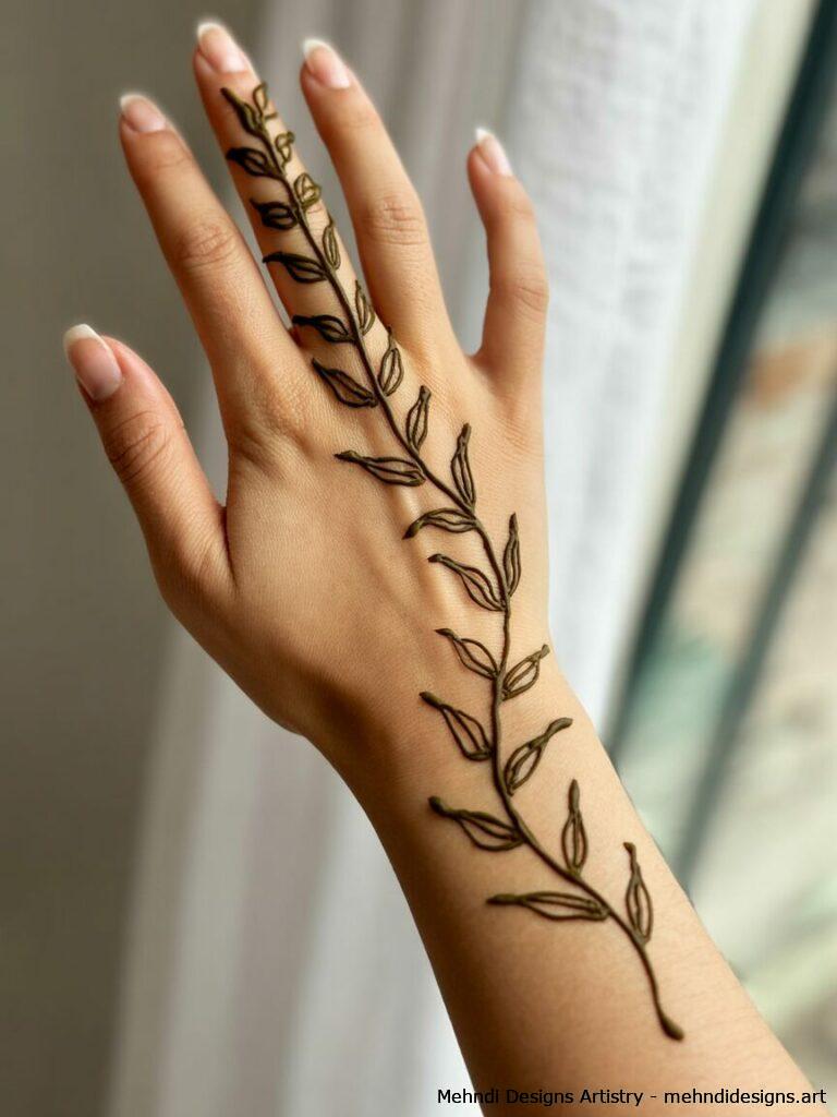 Leafy minimalist vines 3