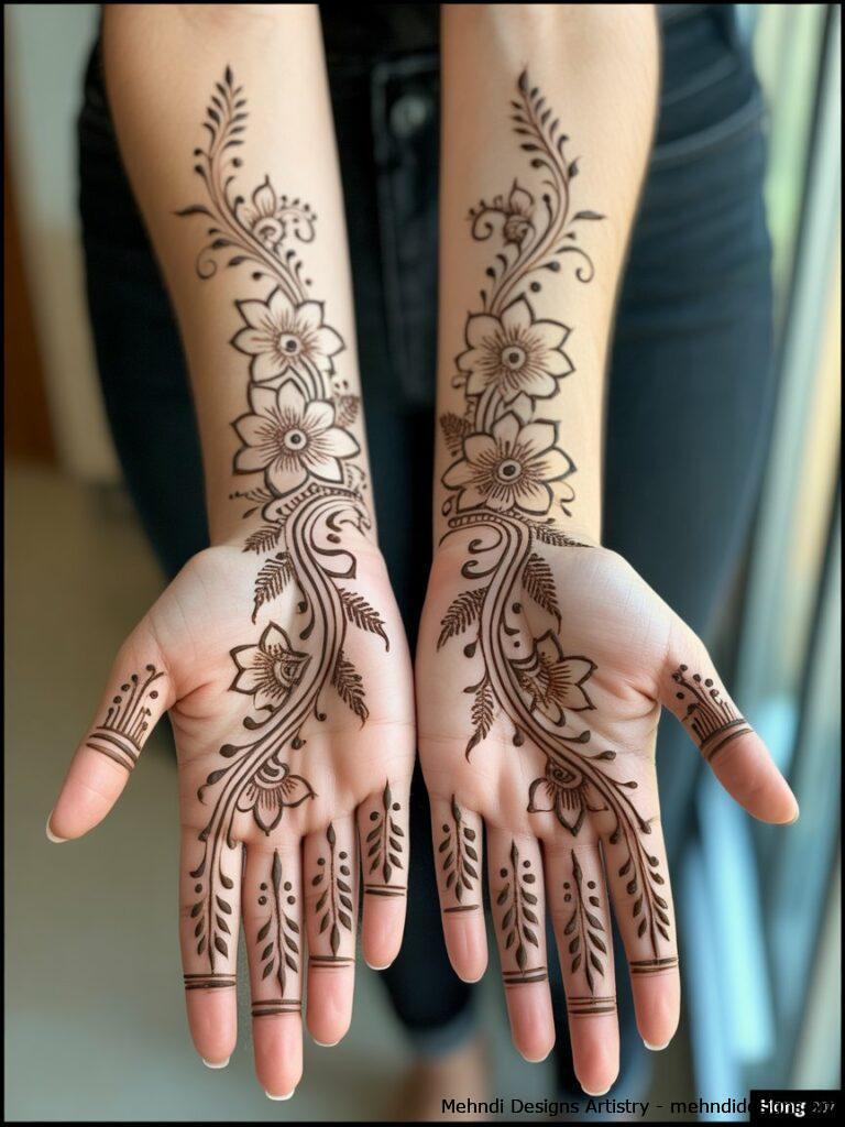 Lotus Vine Design 1