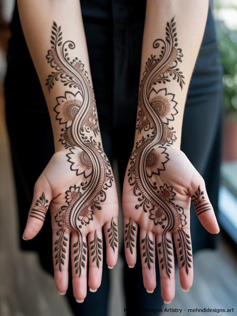 Lotus Vine Design 4