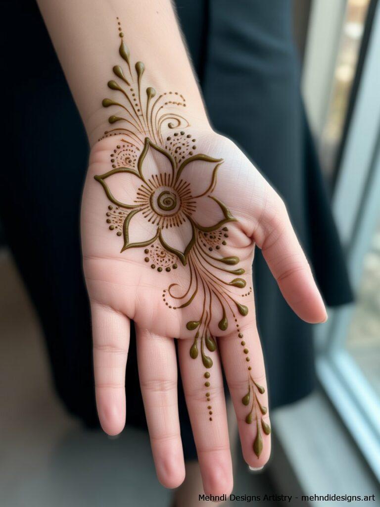 Lotus with Dotted Detailing 2