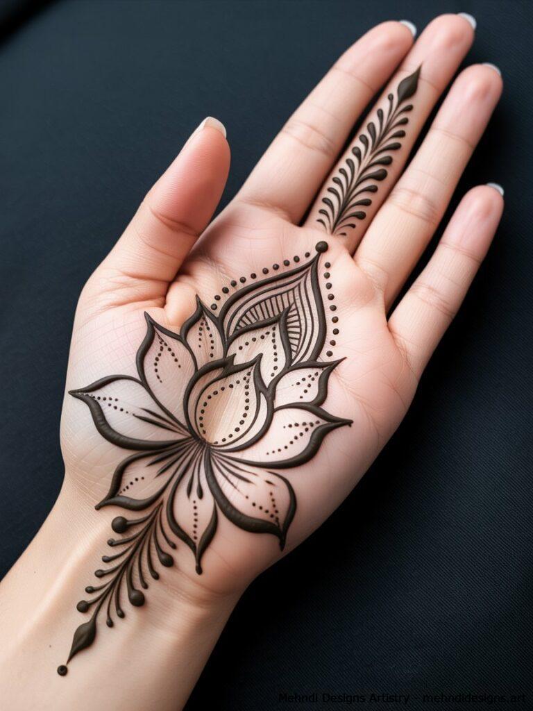 Lotus with Dotted Detailing 4