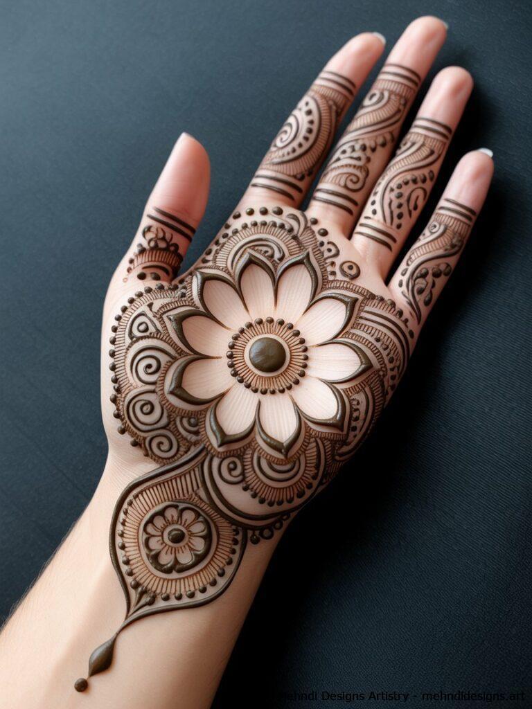 Lotus with Paisley Patterns 2