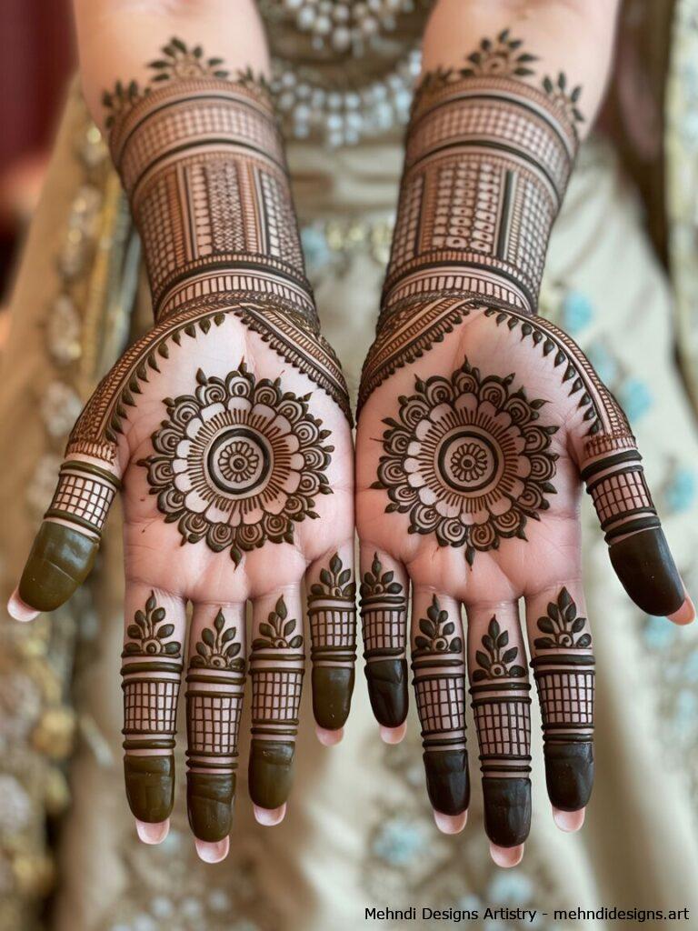 Mandala magic on the palms 1