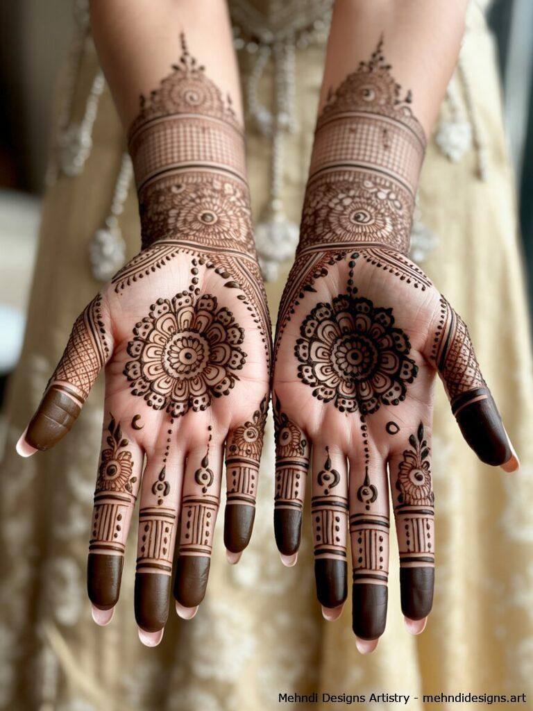 Mandala magic on the palms 2