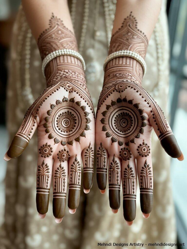 Mandala magic on the palms 3