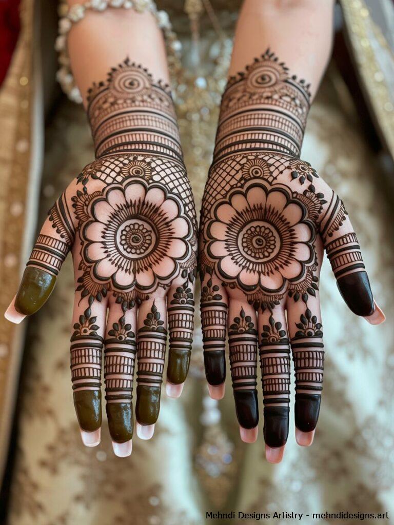 Mandala magic on the palms 4