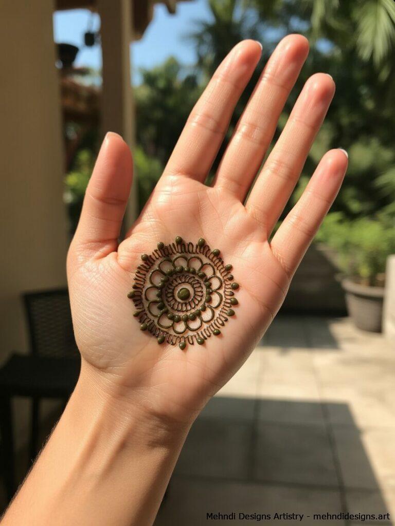 Mini mandala details 3