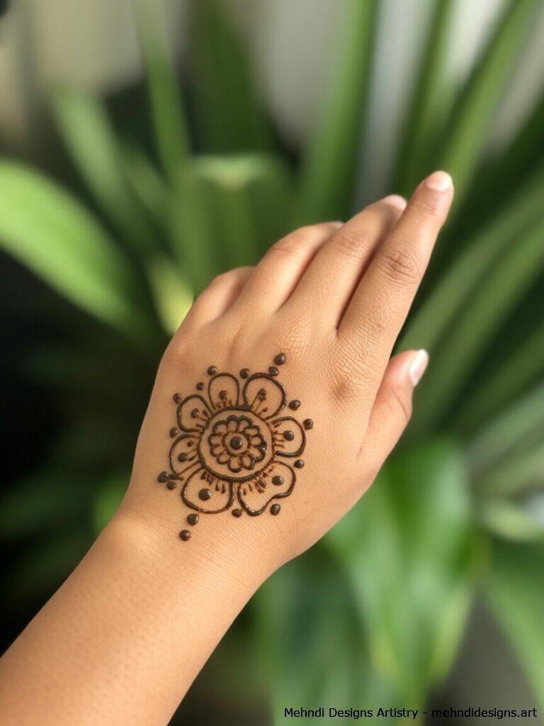 Mini mandala details 4