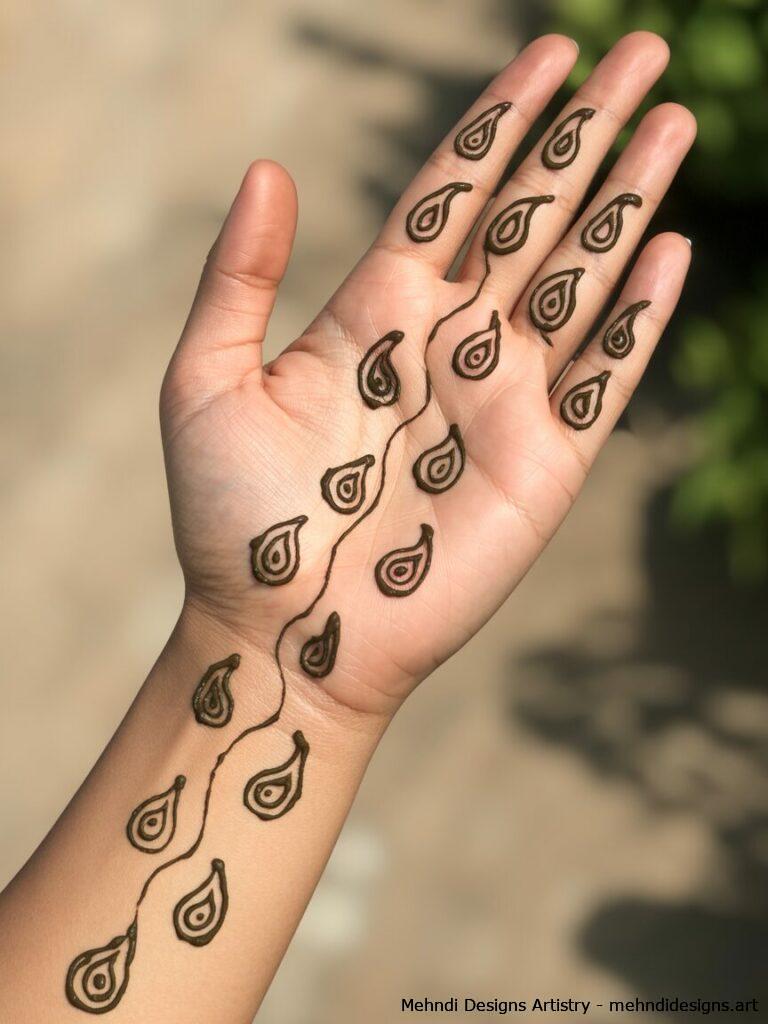 Minimal paisley paths 3