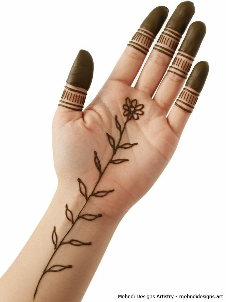 Minimalist Mehndi 1