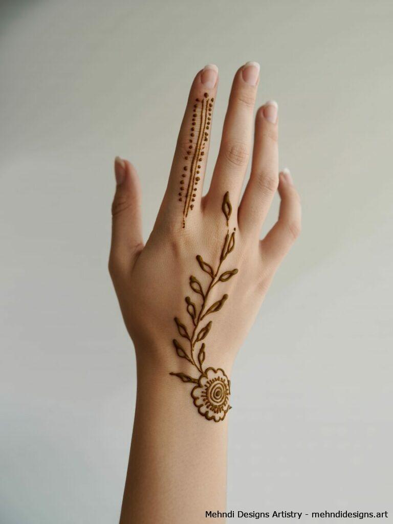 Minimalist Mehndi 3
