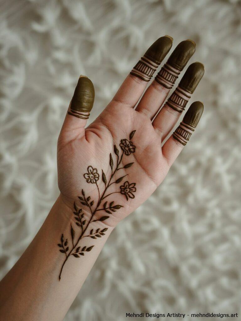 Minimalist Mehndi 4