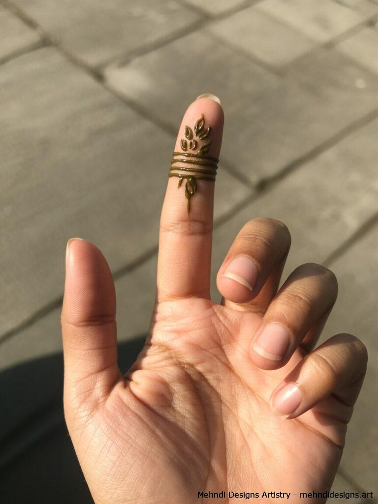 One finger highlights 3