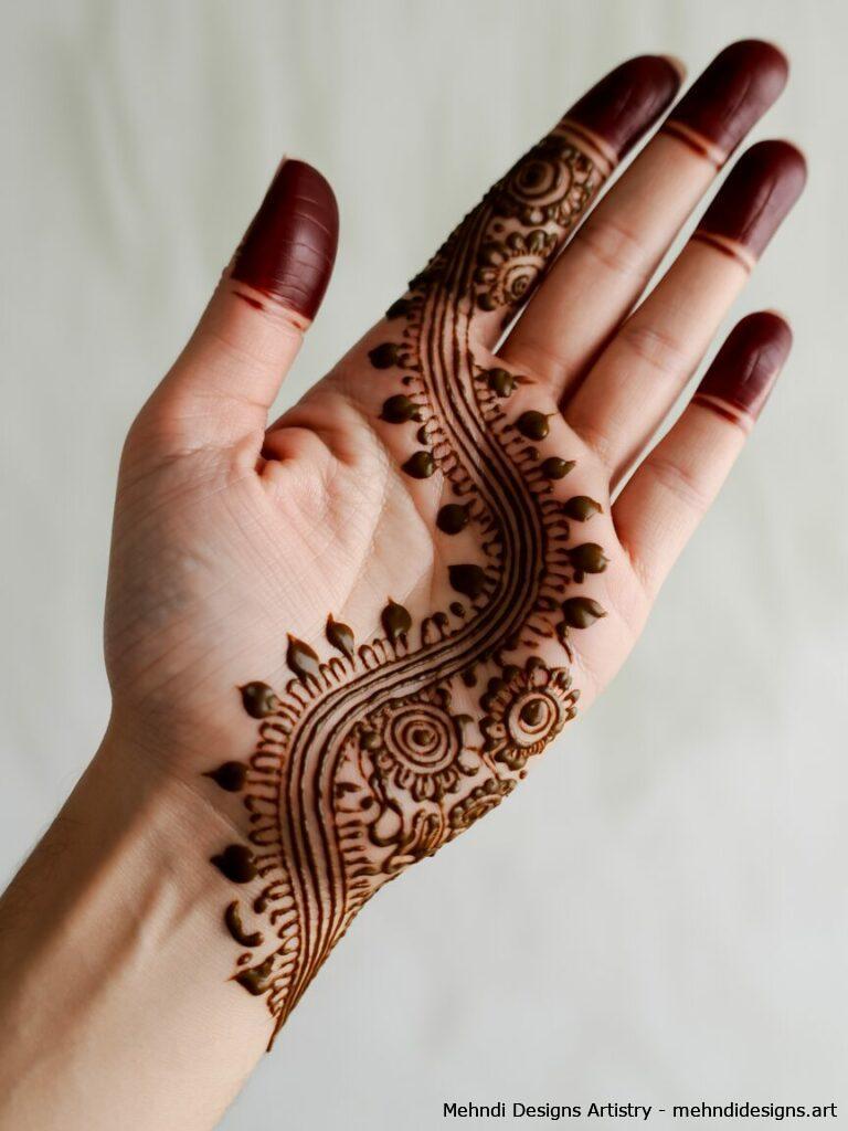 Pakistani Mehndi with Arabic Flow 1