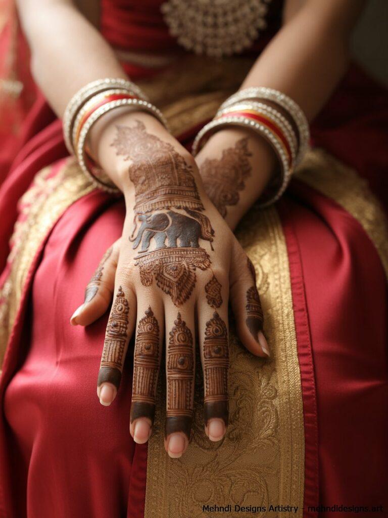 Rajasthani Full Hand Mehndi 3
