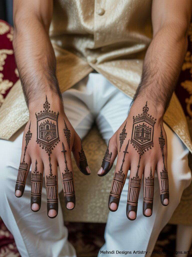 Regal motifs for groom 1