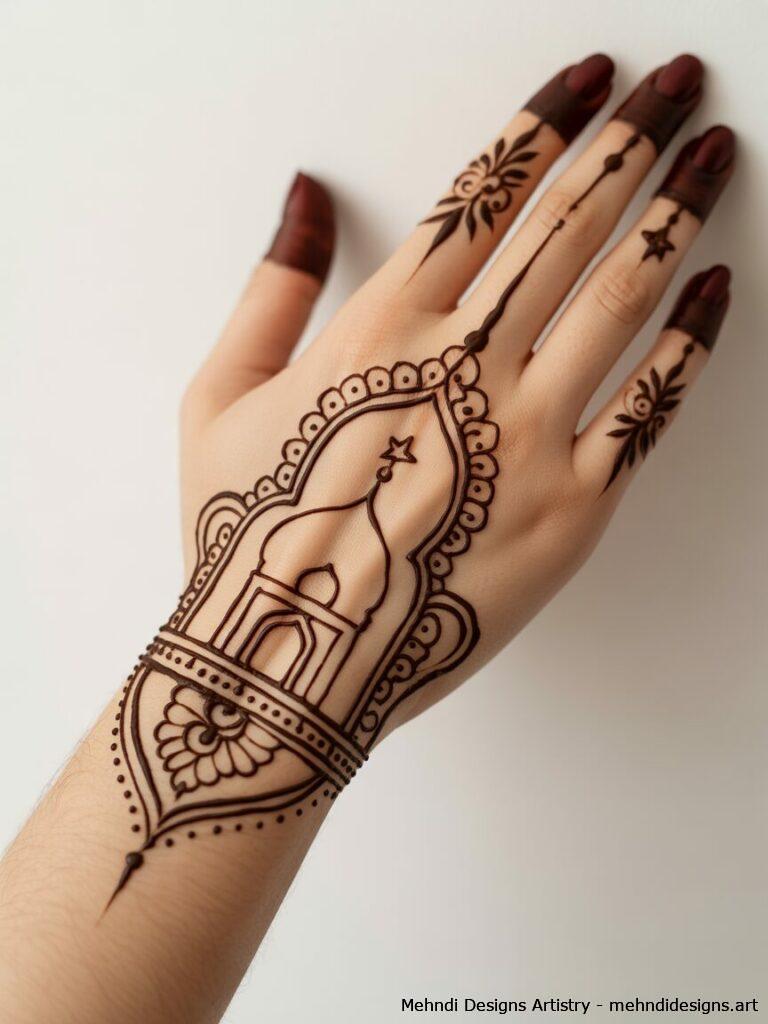 Religious and Cultural Motif Mehndi 4