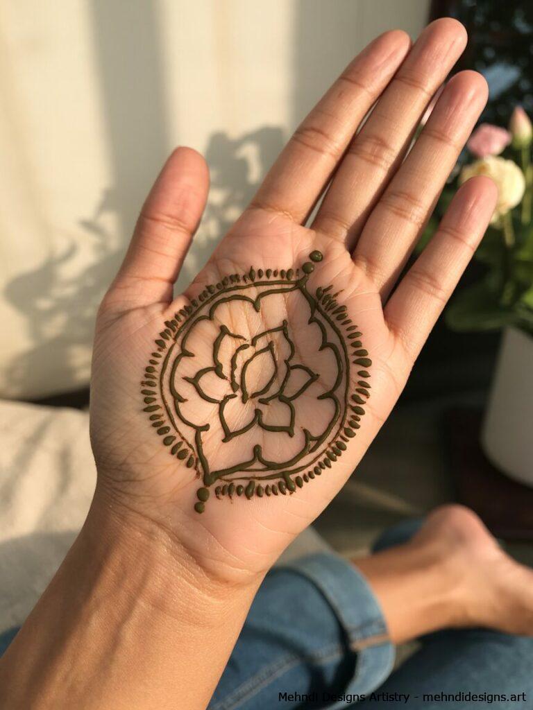 Round Lotus Design 1