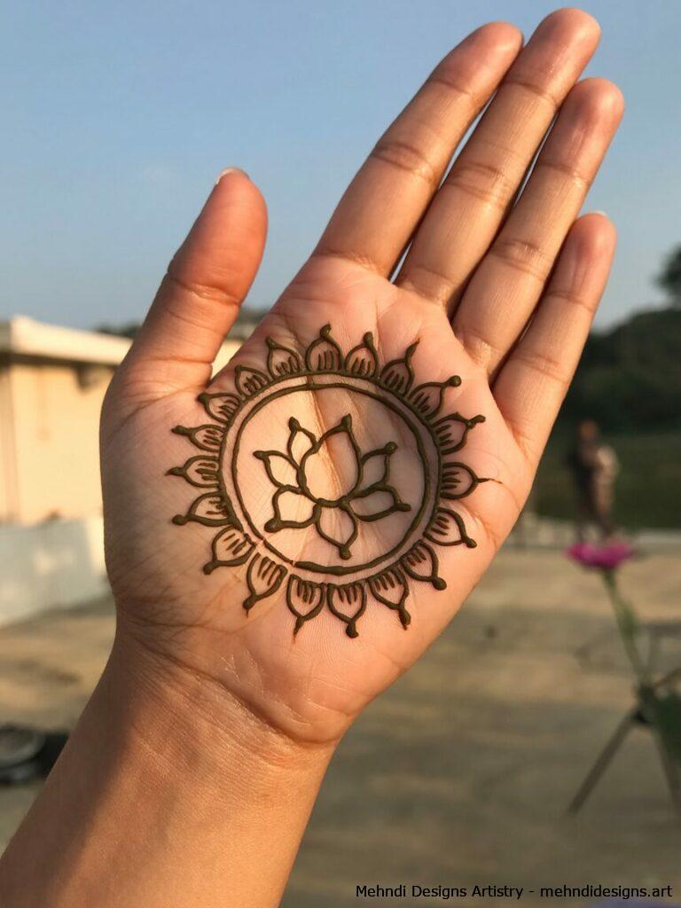 Round Lotus Design 2