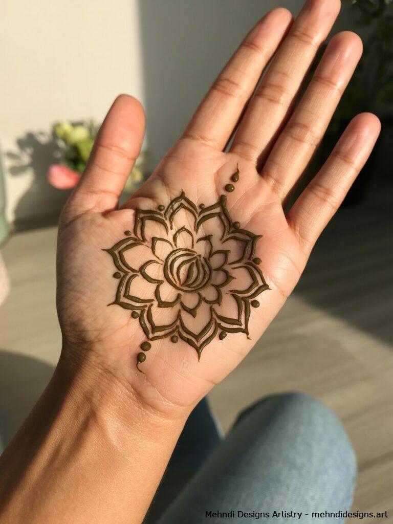 Round Lotus Design 3