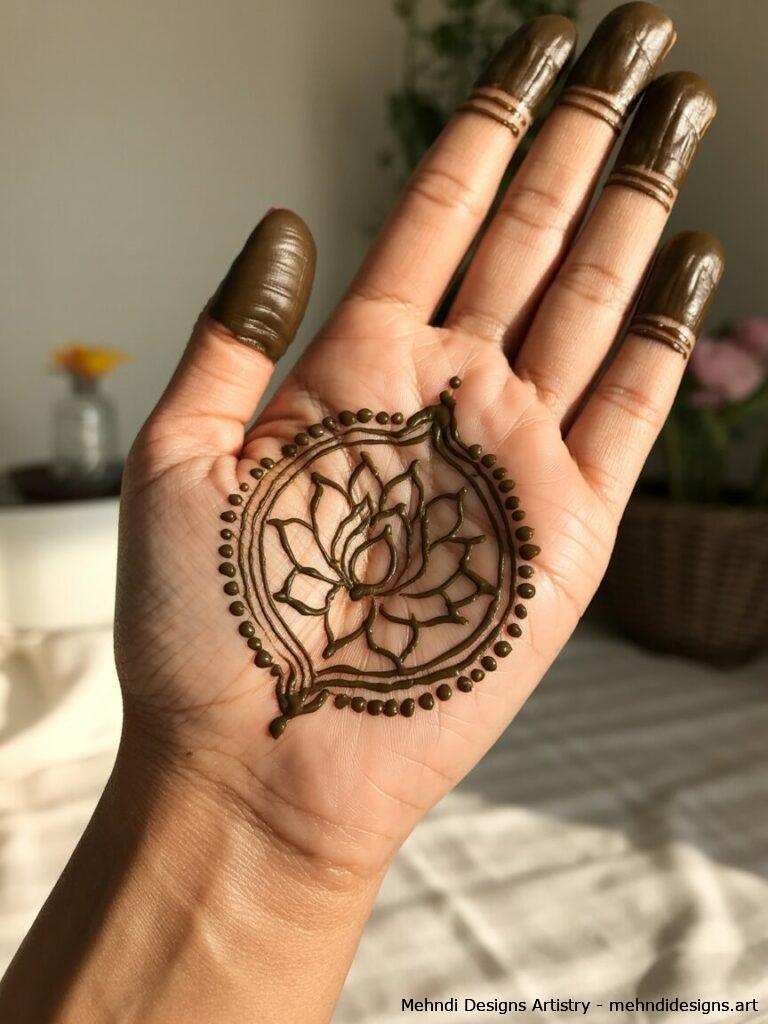 Round Lotus Design 4