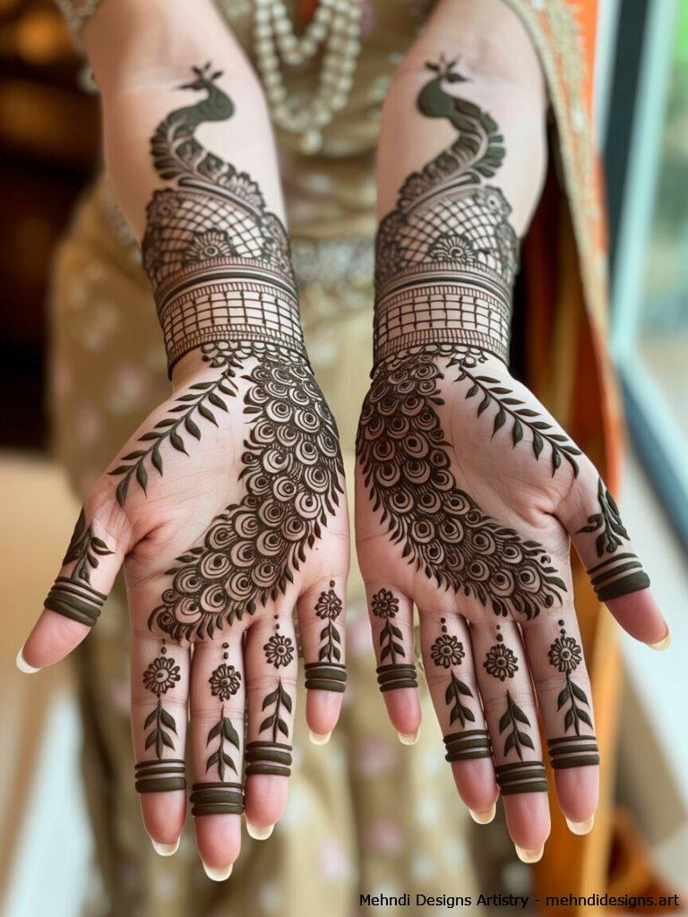 Discover Bridal mehndi designs for full hands