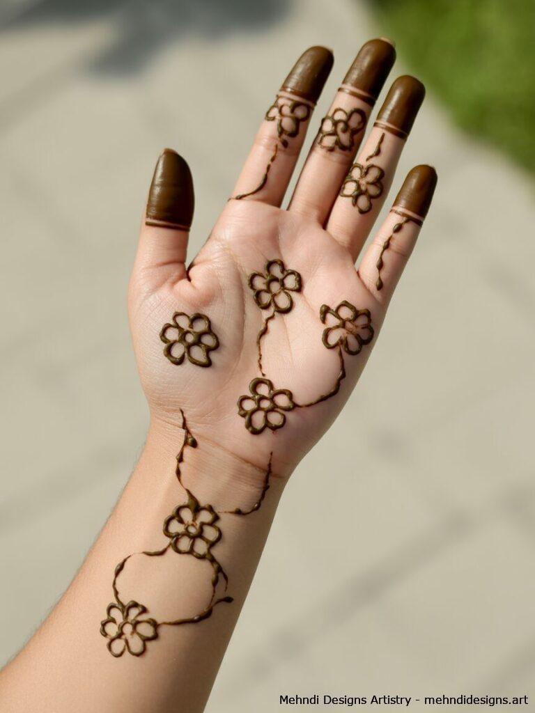 Spaced floral accents 2
