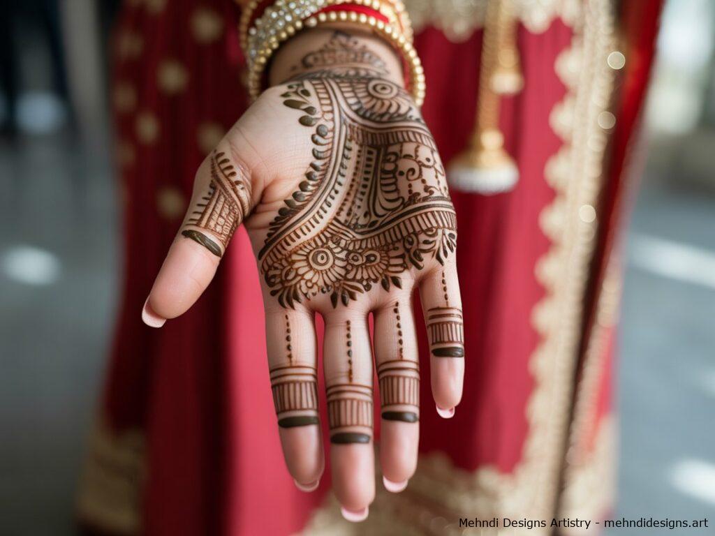 dulhan mehndi design