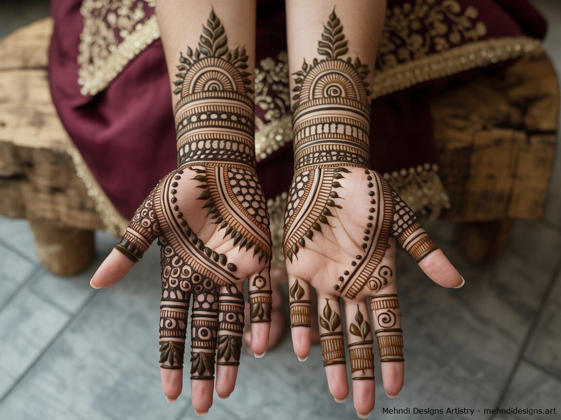 Popular Mehndi Design Photo