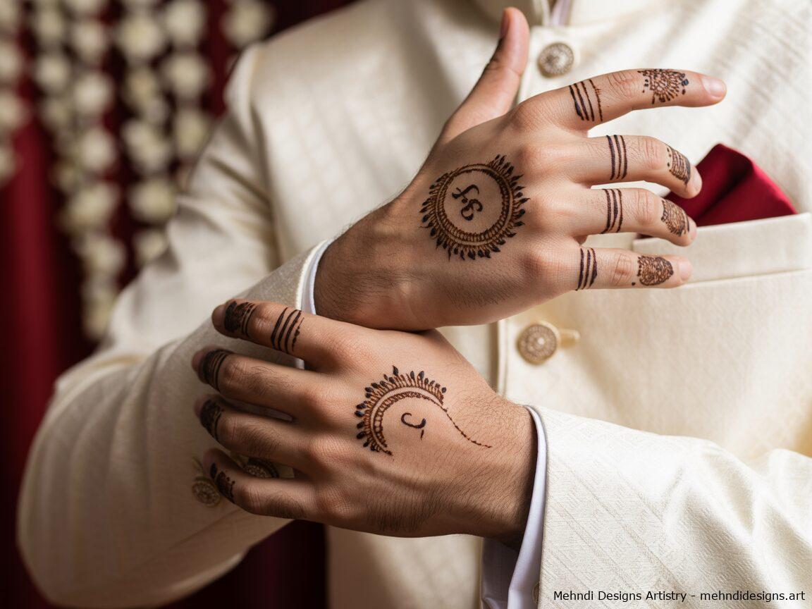 Dulha mehndi design