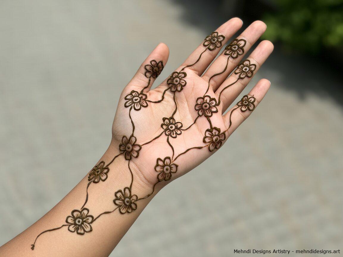 feature image simple full hand mehndi design