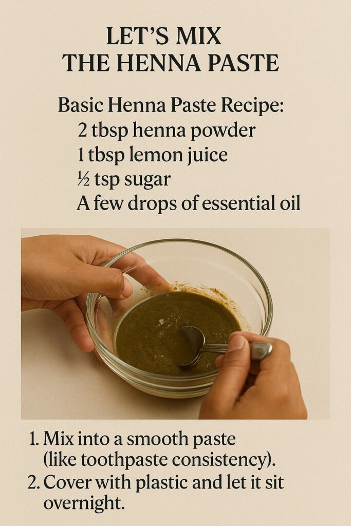 henna paste