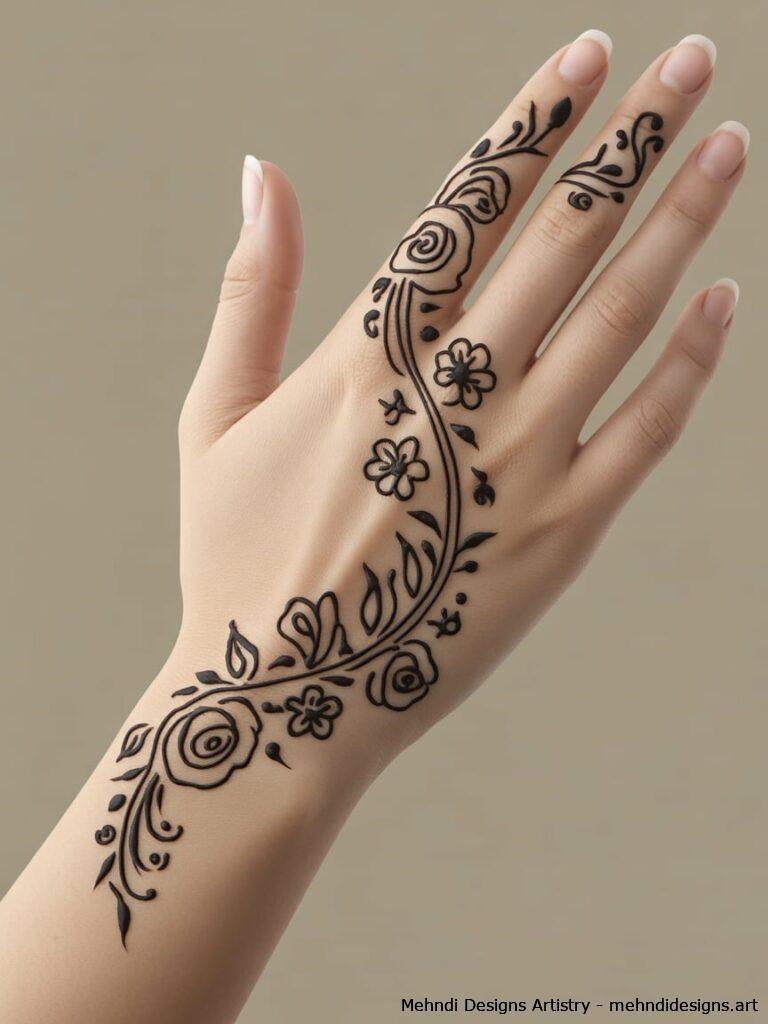 Arabic Floral Trail 3