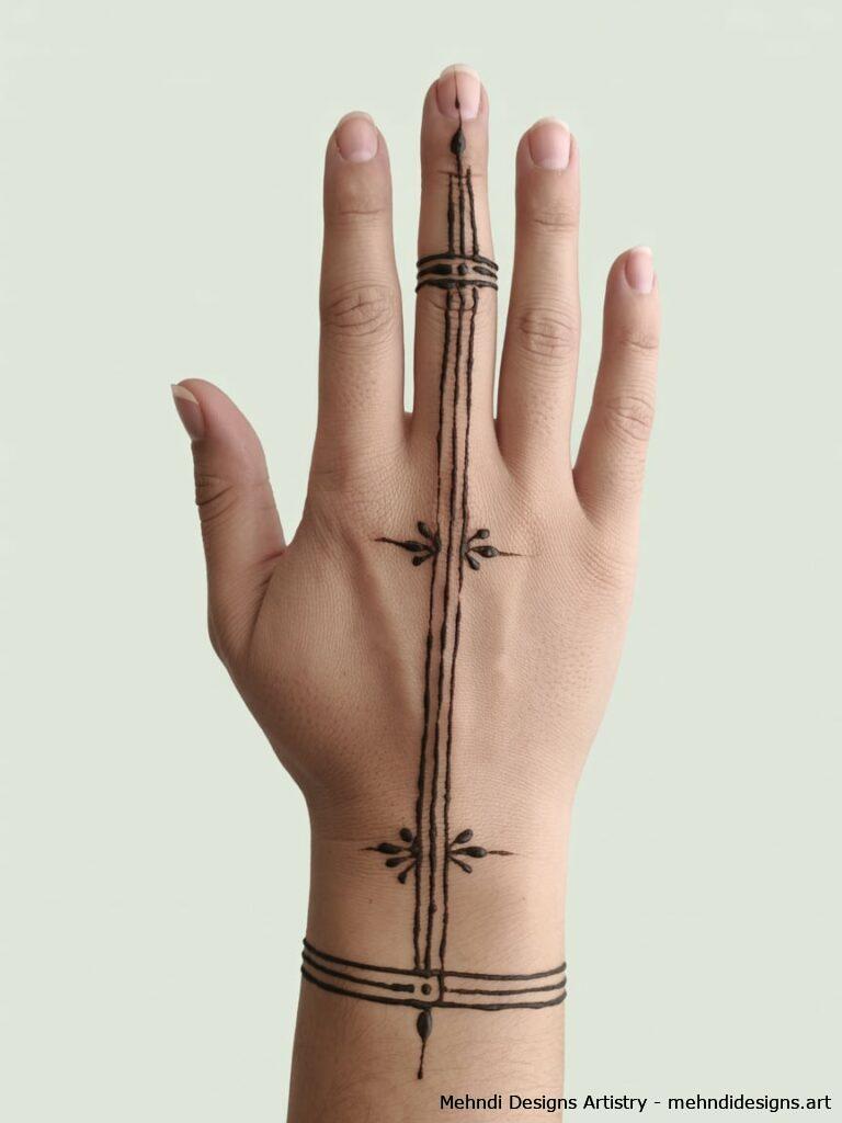Back Hand Finger Chain 2