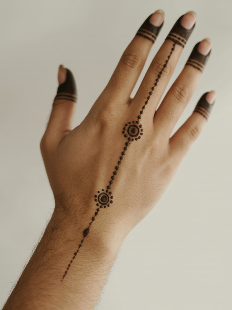 Back Hand Finger Chain 3