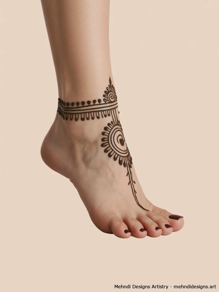 Bracelet Inspired Ankle Design 1
