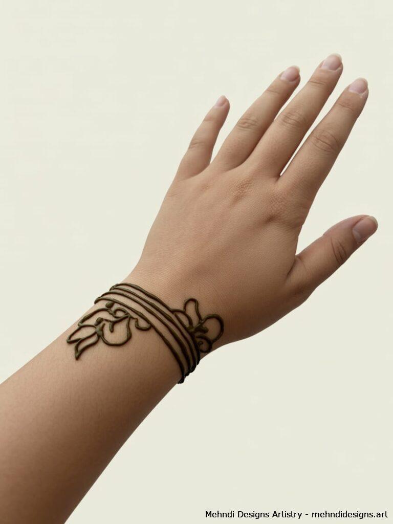 Bracelet Inspired Mehndi 1