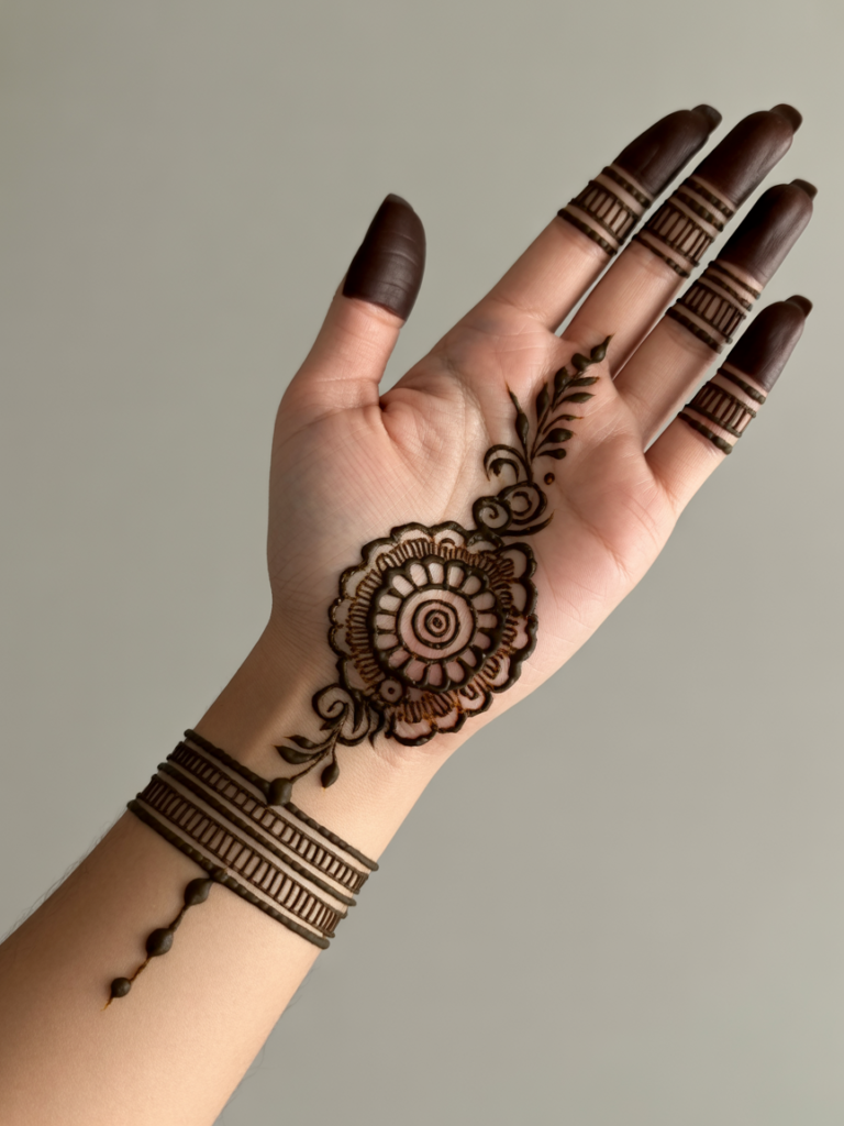 Bracelet Inspired Mehndi 1