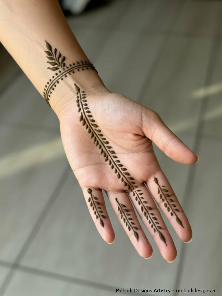 Bracelet Inspired Mehndi 4