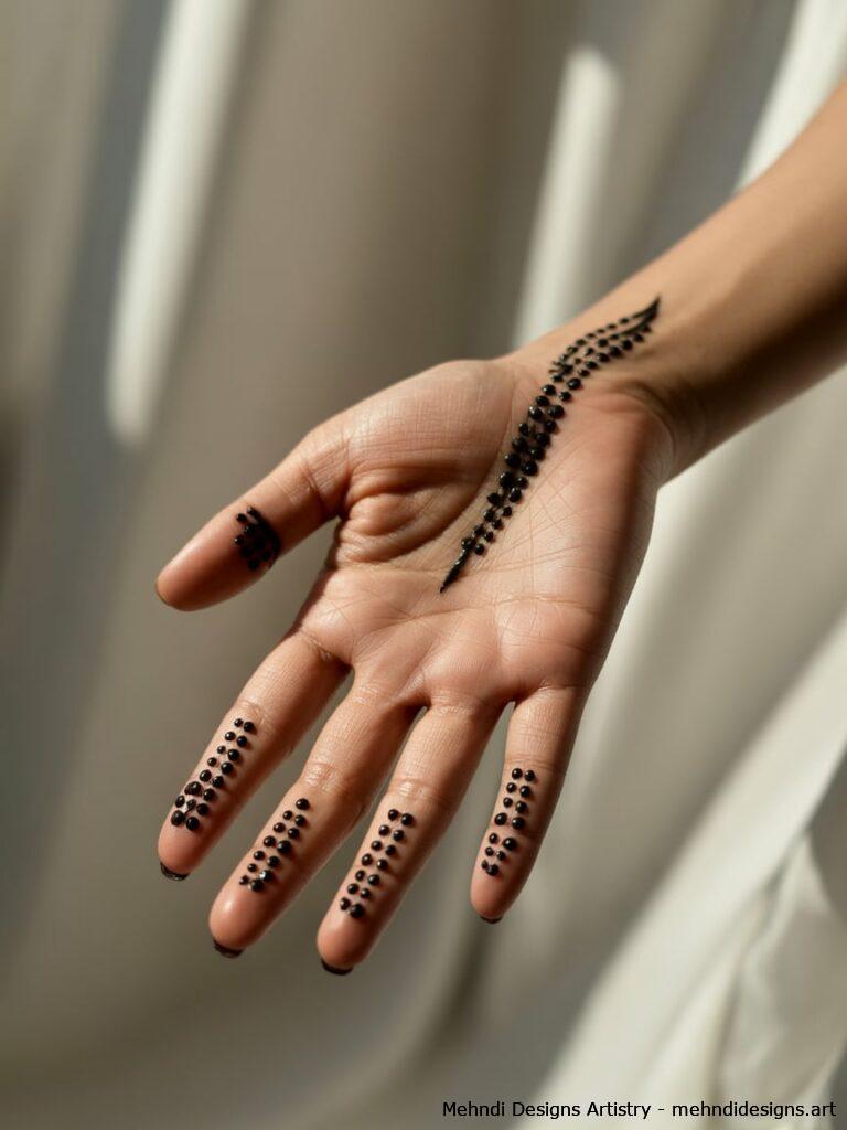 Dot Clusters on Fingertips 3