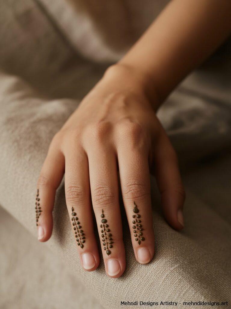 Dot Clusters on Fingertips 4