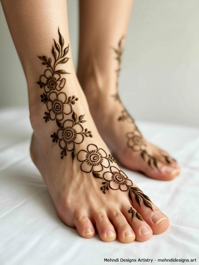 Floral Heel Motif 2