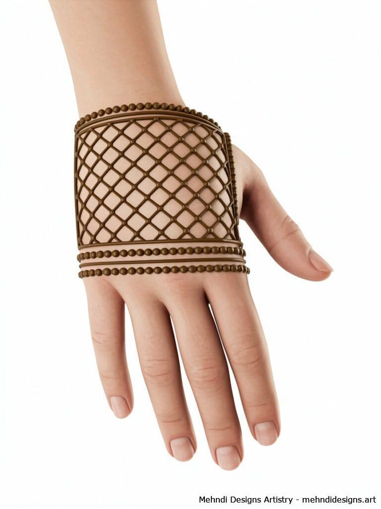 Half Jaali Net Pattern 1