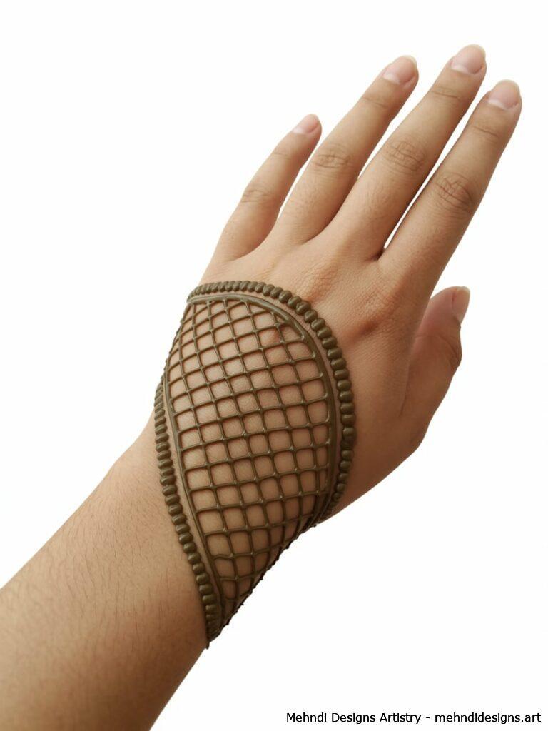 Half Jaali Net Pattern 4