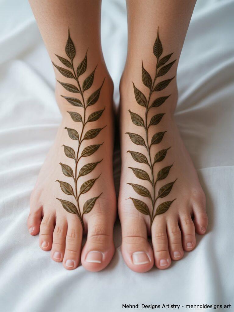 Leaf Trails with Negative Space 2 1