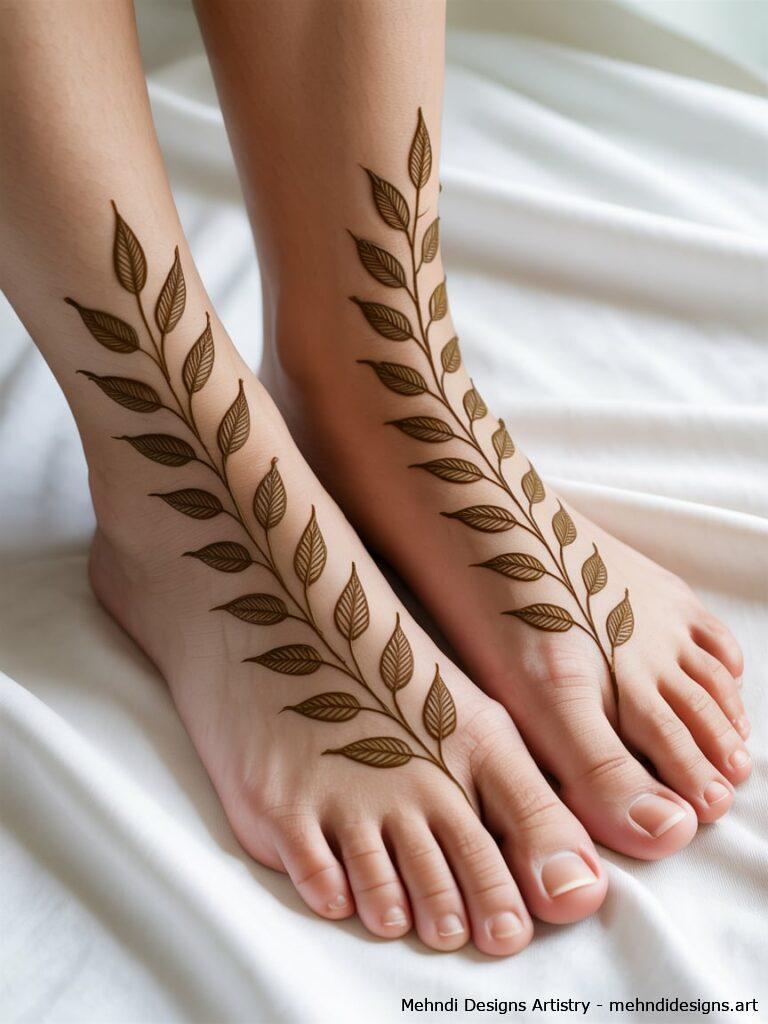 Leaf Trails with Negative Space 3 1