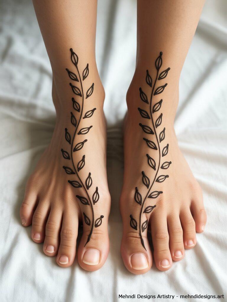 Leaf Trails with Negative Space 4 1