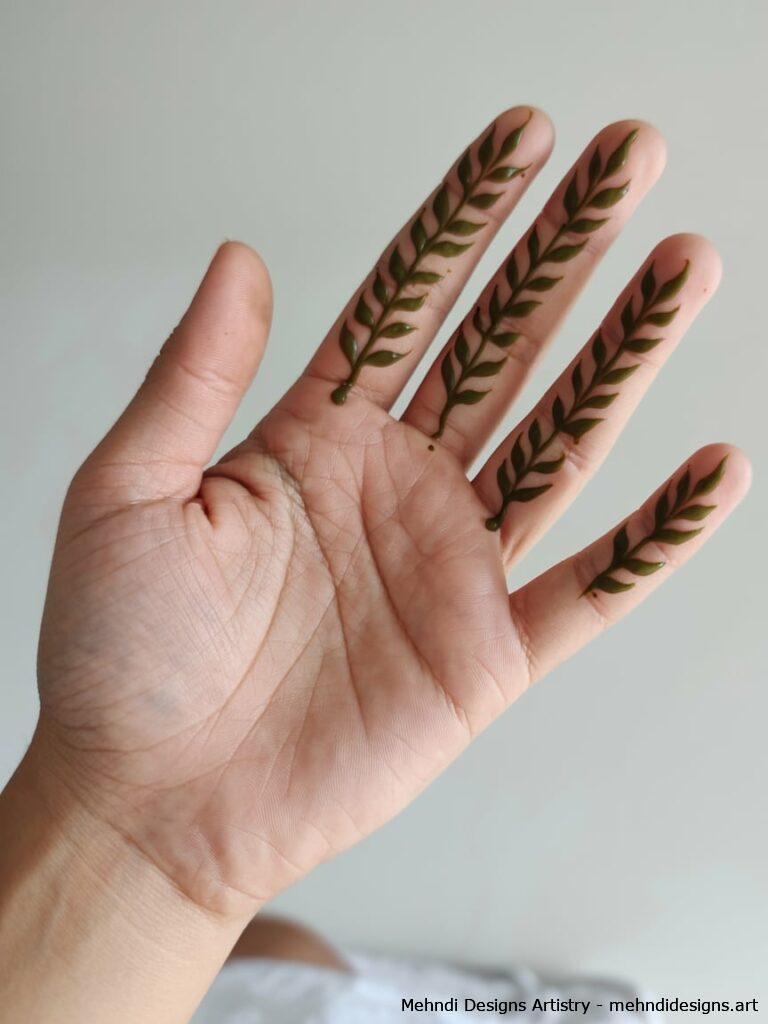 Best Easy Simple Finger Mehndi Design