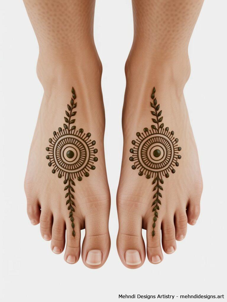 Minimal Mandala on Sole 2